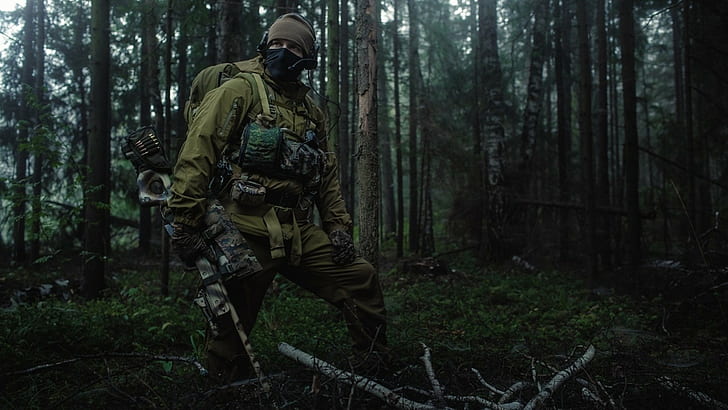military snipers russian russian army spetsnaz special forces forest l96 and russian 0 o, HD wallpaper