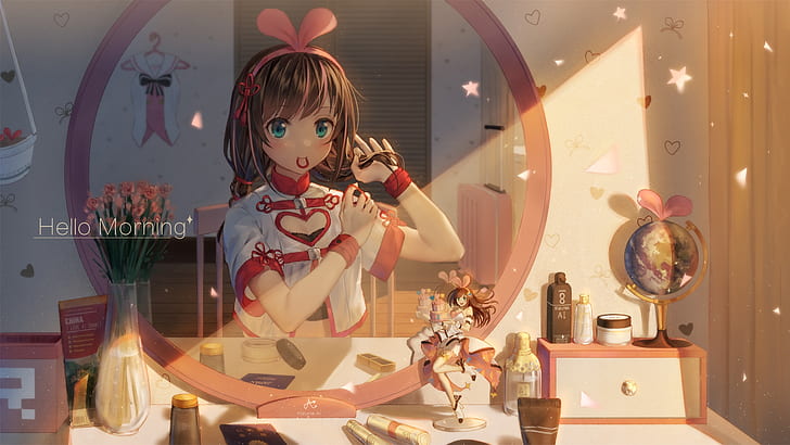 Anime, Virtual Youtuber, Kizuna AI, HD wallpaper