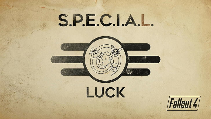 S.P.E.C.I.A.L. Luck Fallout 4 digital wallpaper, communication