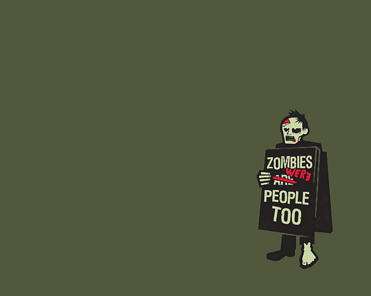 HD wallpaper: Zombies we are people too