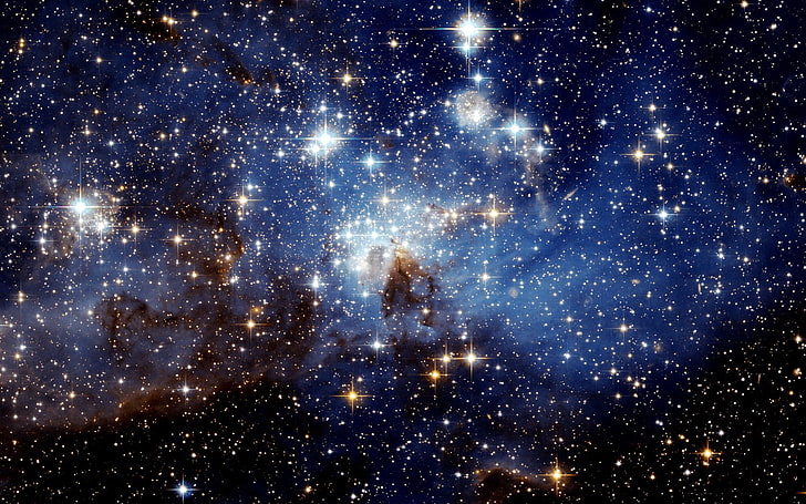 constellation of stars, space, night, star - space, astronomy, HD wallpaper