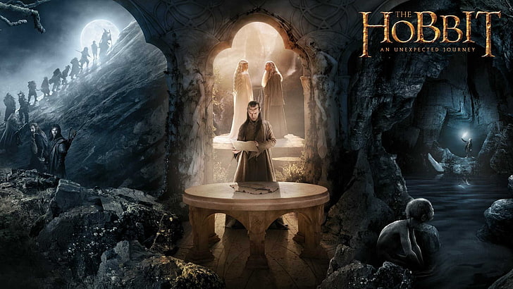 The Hobbit: An Unexpected Journey, movies, Gandalf, Galadriel