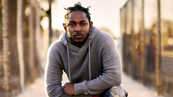 Kendrick Lamar, 4K, photo, portrait, one person, young adult