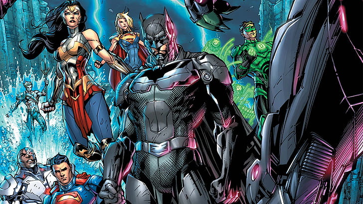 Injustice, Injustice 2, Aquaman, Batman, Cyborg (DC Comics)