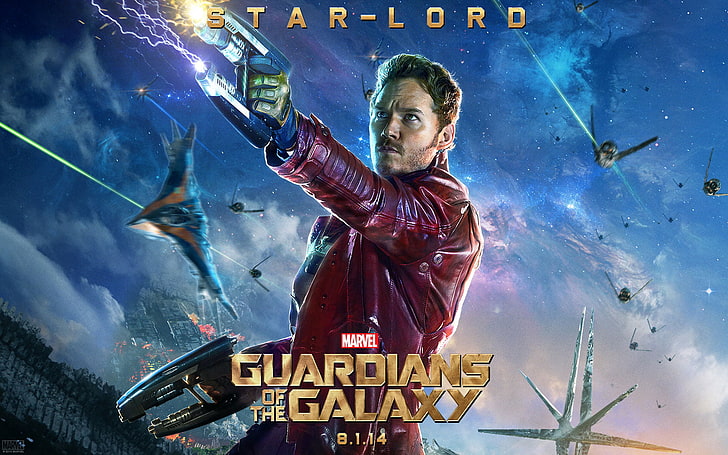 Marvel Star-Lord Guardians of the Galaxy digital game case, Star Lord, HD wallpaper