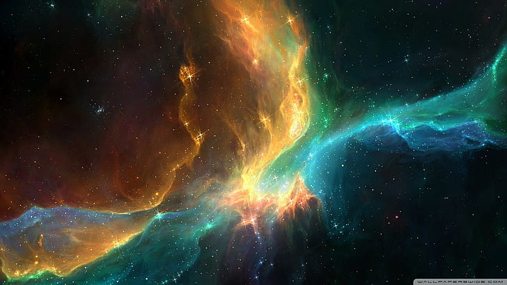 space, nebula, TylerCreatesWorlds, HD wallpaper