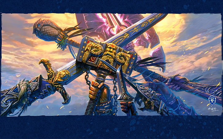 World of Warcraft Alliance digital wallpaper, Yaorenwo, video games, HD wallpaper