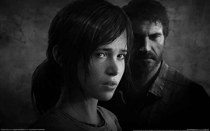 The Last of Us wallpaper, Ellie, dark, dark hair, apocalyptic