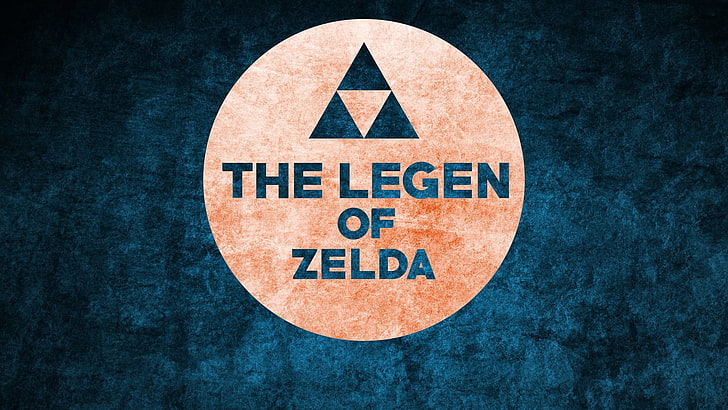 The Legen of Zelda logo, The Legend of Zelda logo, abstract, Triforce, HD wallpaper