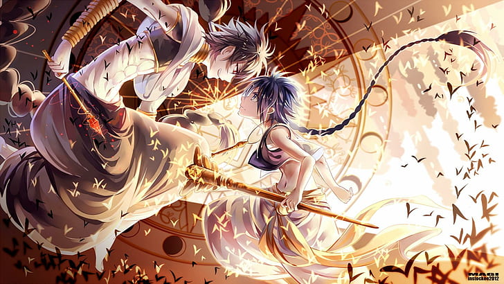 Anime, Magi: The Labyrinth Of Magic, Aladdin (Magi), Judar (Magi), HD wallpaper