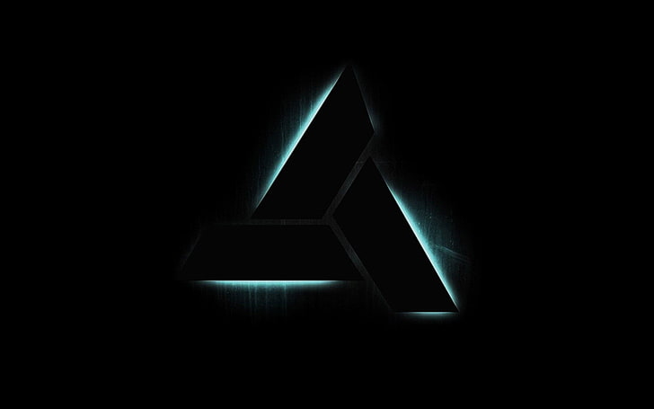 assassins creed abstergo industries logos triangle black background 1920x1200  Art Black HD Art