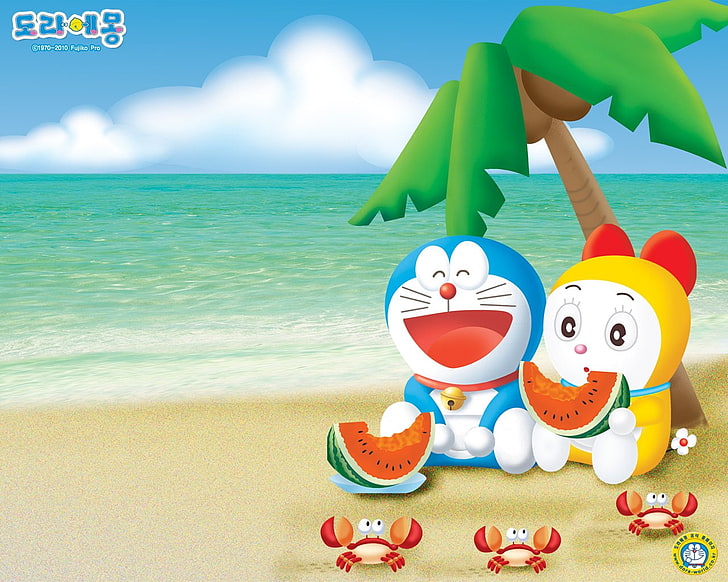 HD wallpaper: Anime, Doraemon, beach, sea, vacations, summer, sand, fun,  tropical Climate | Wallpaper Flare
