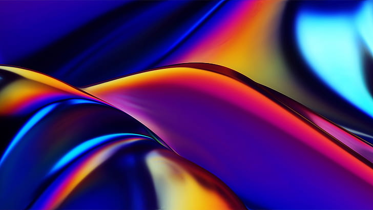 Apple Computer, abstract, colorful, Apple Pro Display XDR, HD wallpaper
