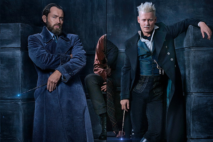 Fantastic Beasts The Crimes of Grindelwald 2018, poster, Jude Law, HD wallpaper