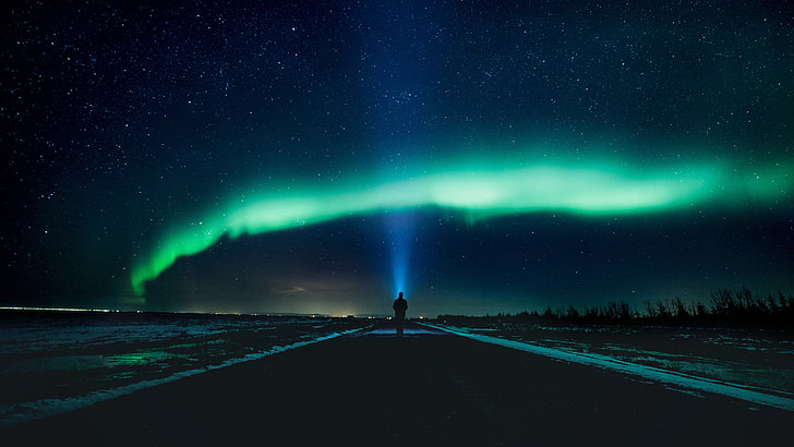 Northern Lights 4K, night, space, star - space, sky, astronomy