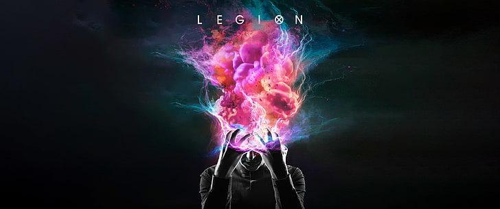 Legion FX, Marvel Comics, TV, X-Men, studio shot, black background
