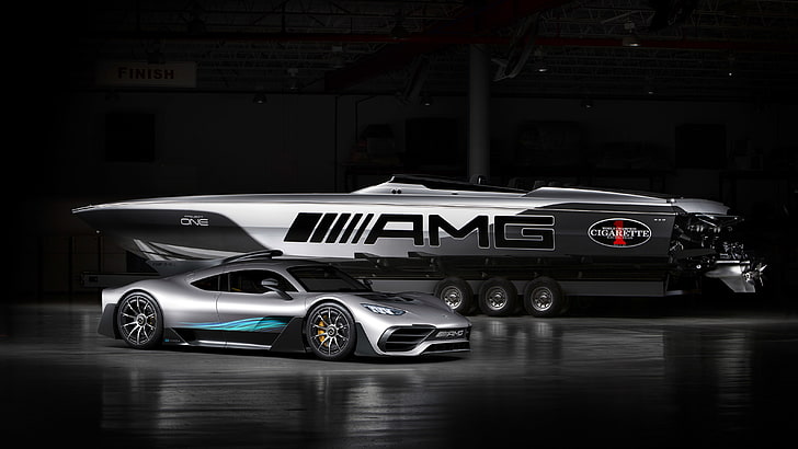 4K, Mercedes-AMG Project One, 2018, Hybrid supercar, HD wallpaper