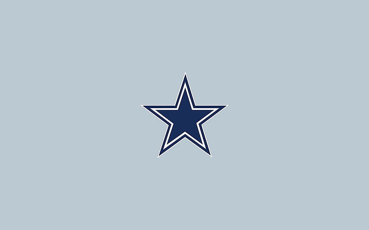 Dallas Cowboys, minimalism, Simple Background, stars, Texture, HD wallpaper