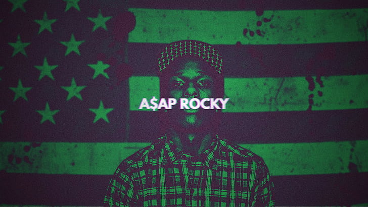 ASAP Rocky, Photoshop, HD wallpaper