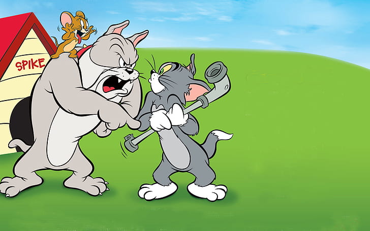 Tom And Jerry In The Dog House, HD wallpaper