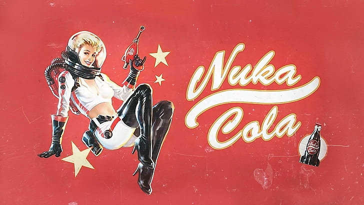 pinup models nuka cola vintage fallout fallout 4, women, females, HD wallpaper