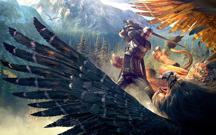 The Witcher wallpaper, The Witcher 3: Wild Hunt, video games, HD wallpaper
