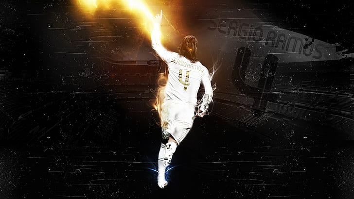 Soccer, Sergio Ramos, HD wallpaper