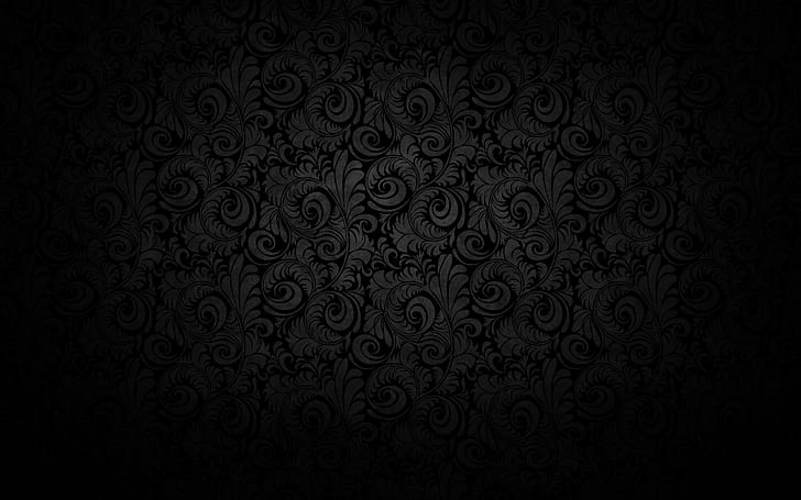pattern, dark, texture, black, HD wallpaper