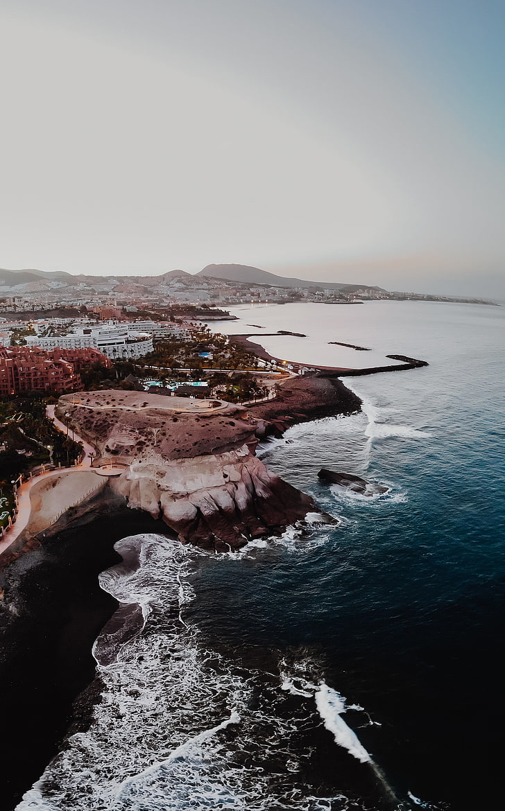Tenerife, Spain, Benjamin Voros, coast, city, traveller, Tourism, HD wallpaper