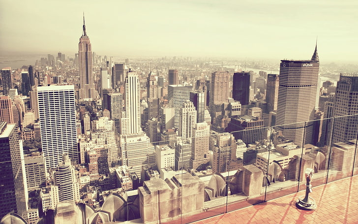 high-rise building, cityscape, urban, New York City, building exterior, HD wallpaper