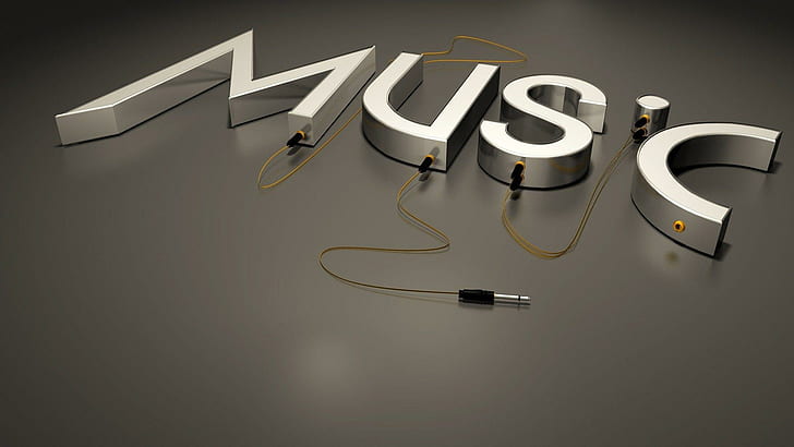 Music - Plug It In, photography, sound, songs, 3d and abstract, HD wallpaper