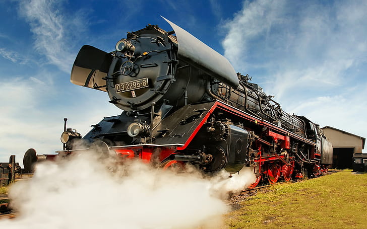 steam locomotive, train, transport