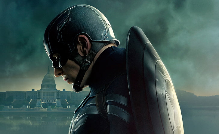Captain America 2 2014 Movie, Marvel Captain America digital wallpaper