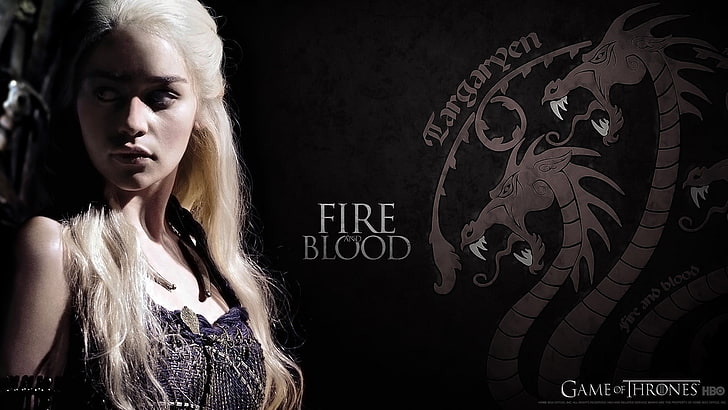 Game of Thrones wallpaper, A Song of Ice and Fire, Daenerys Targaryen, HD wallpaper