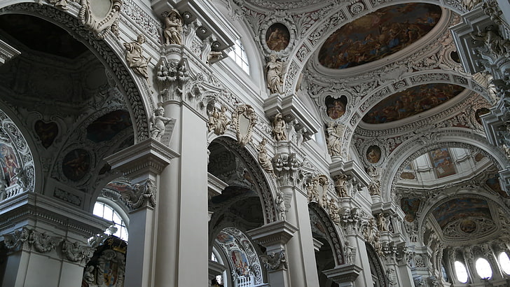 Germany, Bayern, religion, Cathedral, the nave, Passau, St. Stephen's Cathedral