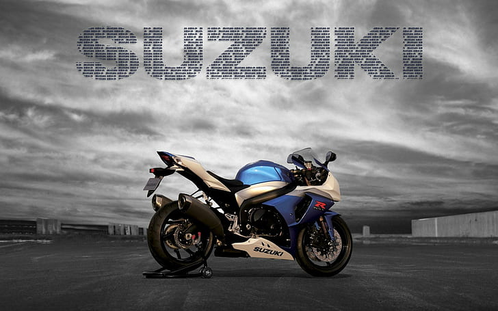 Suzuki GSX-R, Suzuki, Logo, Motorcycle, 1920x1200, HD wallpaper