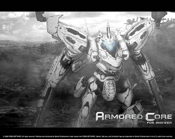 old games, 3D, Armored Core, armored core for answer, mech, HD wallpaper