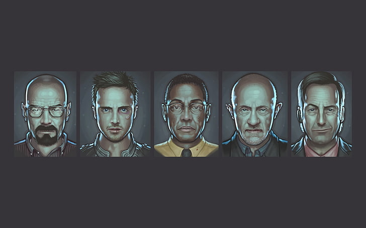 game application characters, Breaking Bad, Jessie Pinkman, Walter White, HD wallpaper