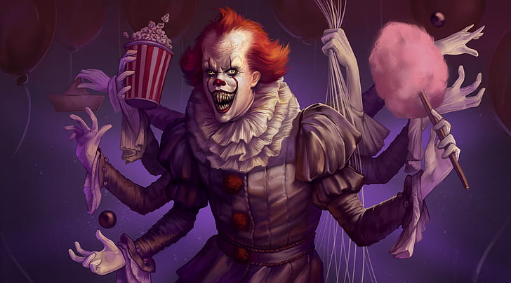 Pennywise ( it ) drawing by hg-art on DeviantArt