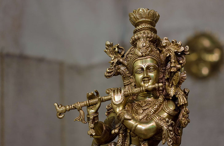HD wallpaper: idol, india, lord krishna, religion, sacred, vasudev, art and  craft | Wallpaper Flare
