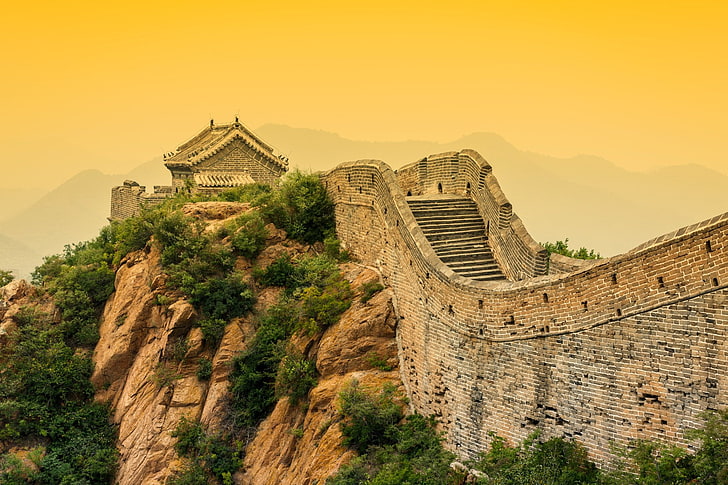 Monuments, Great Wall of China, architecture, history, the past