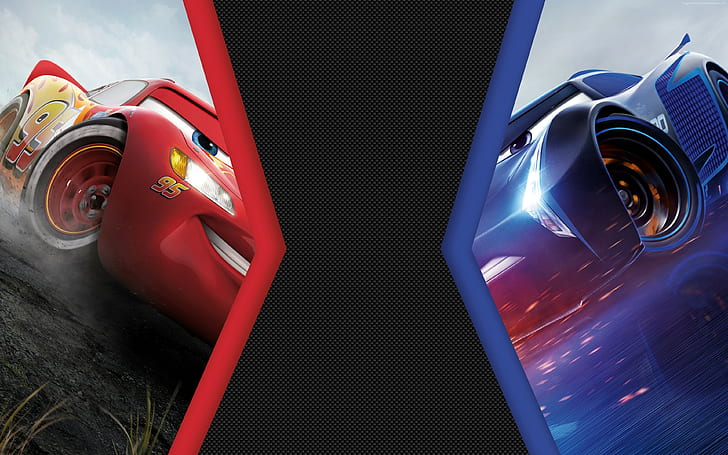 poster, Cars 3, 4k, Lightning McQueen