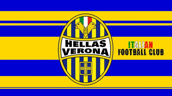 soccer, sports, soccer clubs, Hellas Verona, Italy, yellow, HD wallpaper