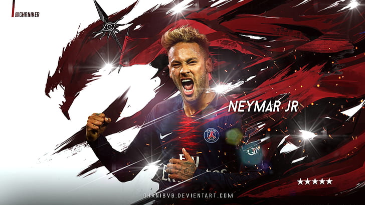 Soccer, Neymar, Paris Saint-Germain F.C.