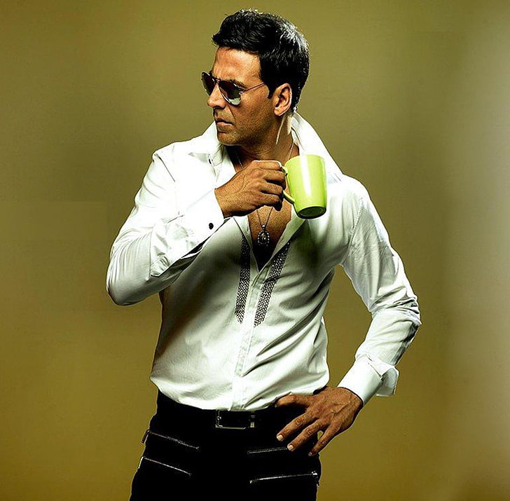 Akshay Kumar Glamorous   Photoshoot, drink, one person, men, adult, HD wallpaper