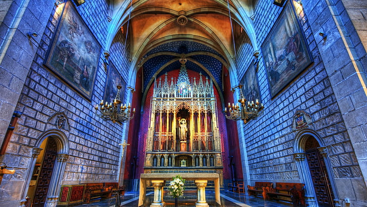 church, HDR, architecture