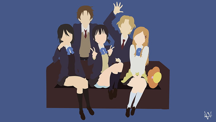 Kokoro Connect, Inaba Himeko, Kiriyama Yui , Nagase Iori, Yaegashi Taichi, HD wallpaper