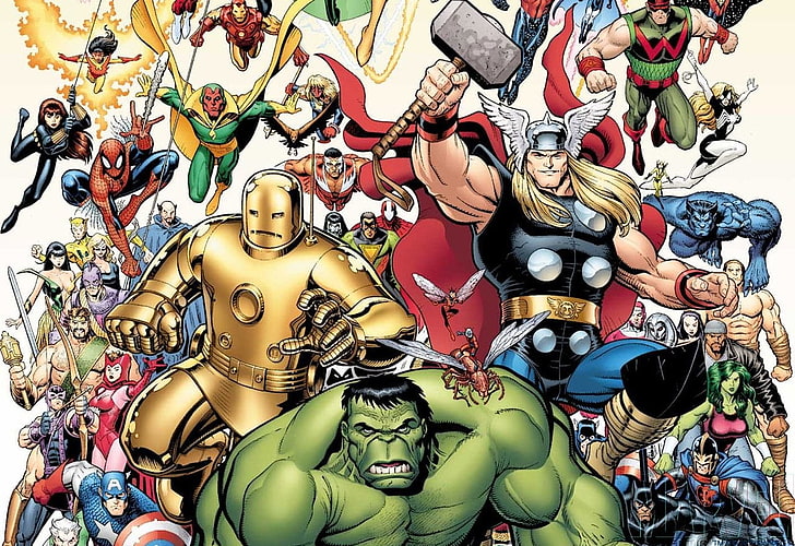 Marvel characters digital wallpaper, Comics, Marvel Comics, Ant-Man, HD wallpaper