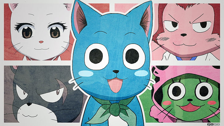 Anime, Fairy Tail, Charles (Fairy Tail), Frosch (Fairy Tail), HD wallpaper