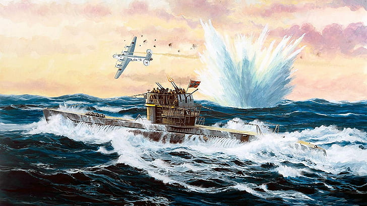 Submarine, Navy, Kriegsmarine, Type VII-C/41
